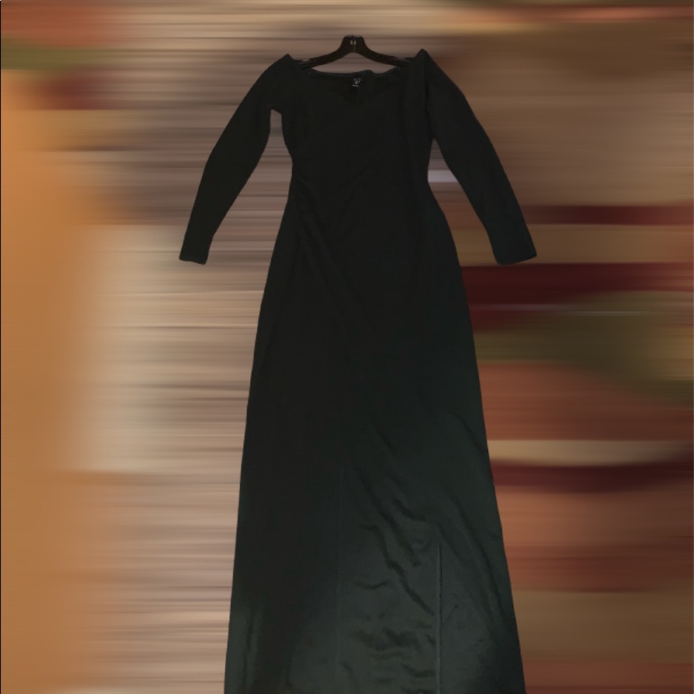 Off-shoulder Wrap Dress